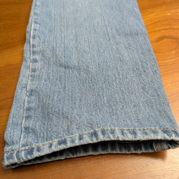 Cinch Black Label Jeans Mens 38x32 Blue Denim Light Wash Western Cowboy Loose - Picture 6 of 15